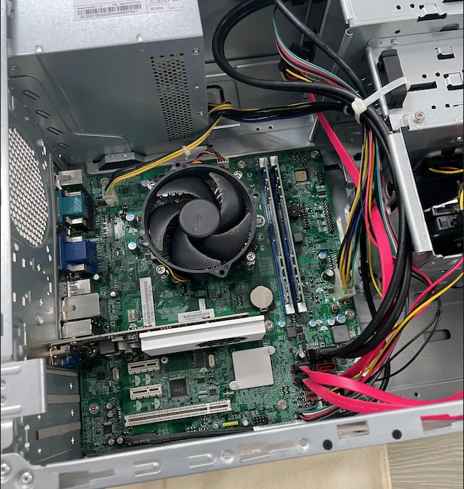 一台坏掉的电脑,最后没有修好